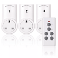 3 Way Wireless Remote Controlled Sockets