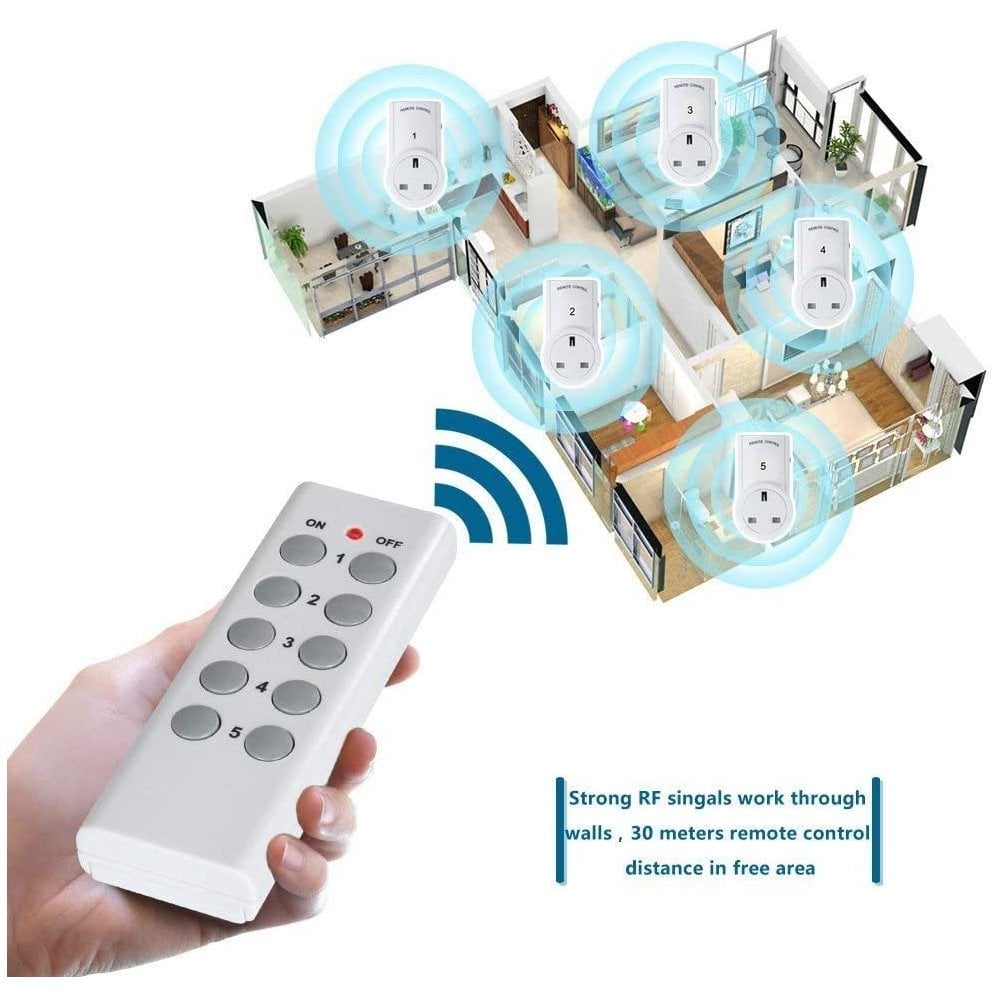 3 Way Wireless Remote Controlled Sockets