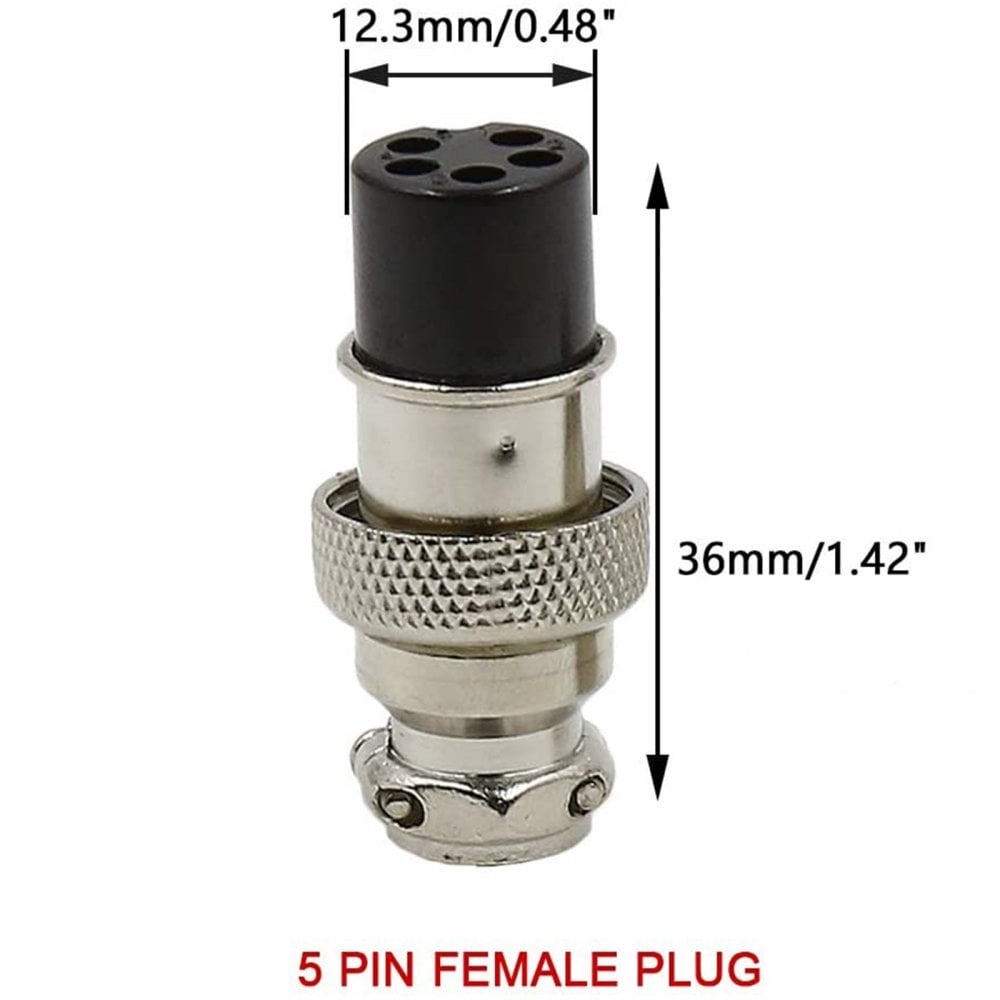 Replacement LEDJ 5 Pole Starcloth Connector
