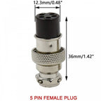 Replacement LEDJ 5 Pole Starcloth Connector