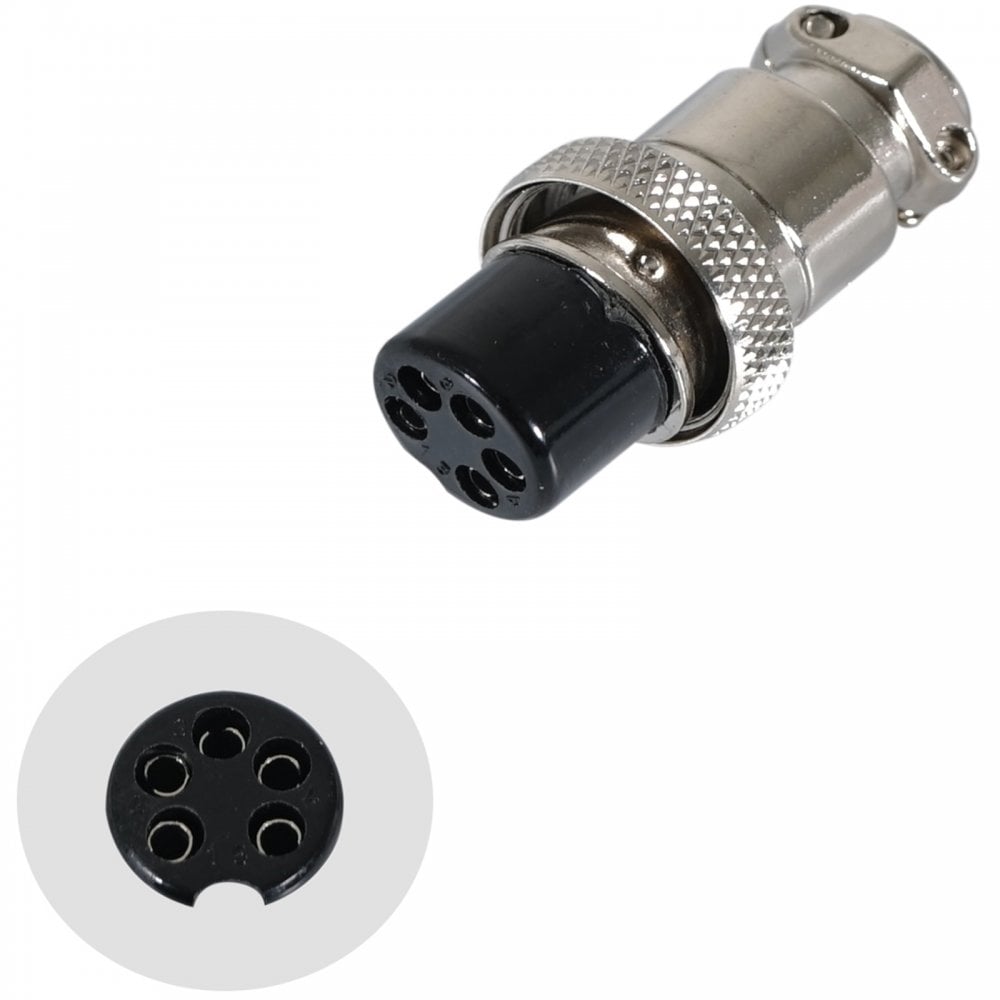 Replacement LEDJ 5 Pole Starcloth Connector