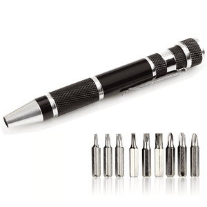 9 in 1 Precision Screwdriver Magnet Bit Set - Twist Cap Storage