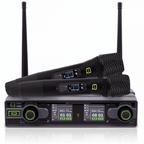 QWM1950 Twin Handheld Radio Mic System inc Carry Case