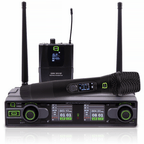 QWM1950 Handheld Body Pack Radio Mic System inc Headset Lapel