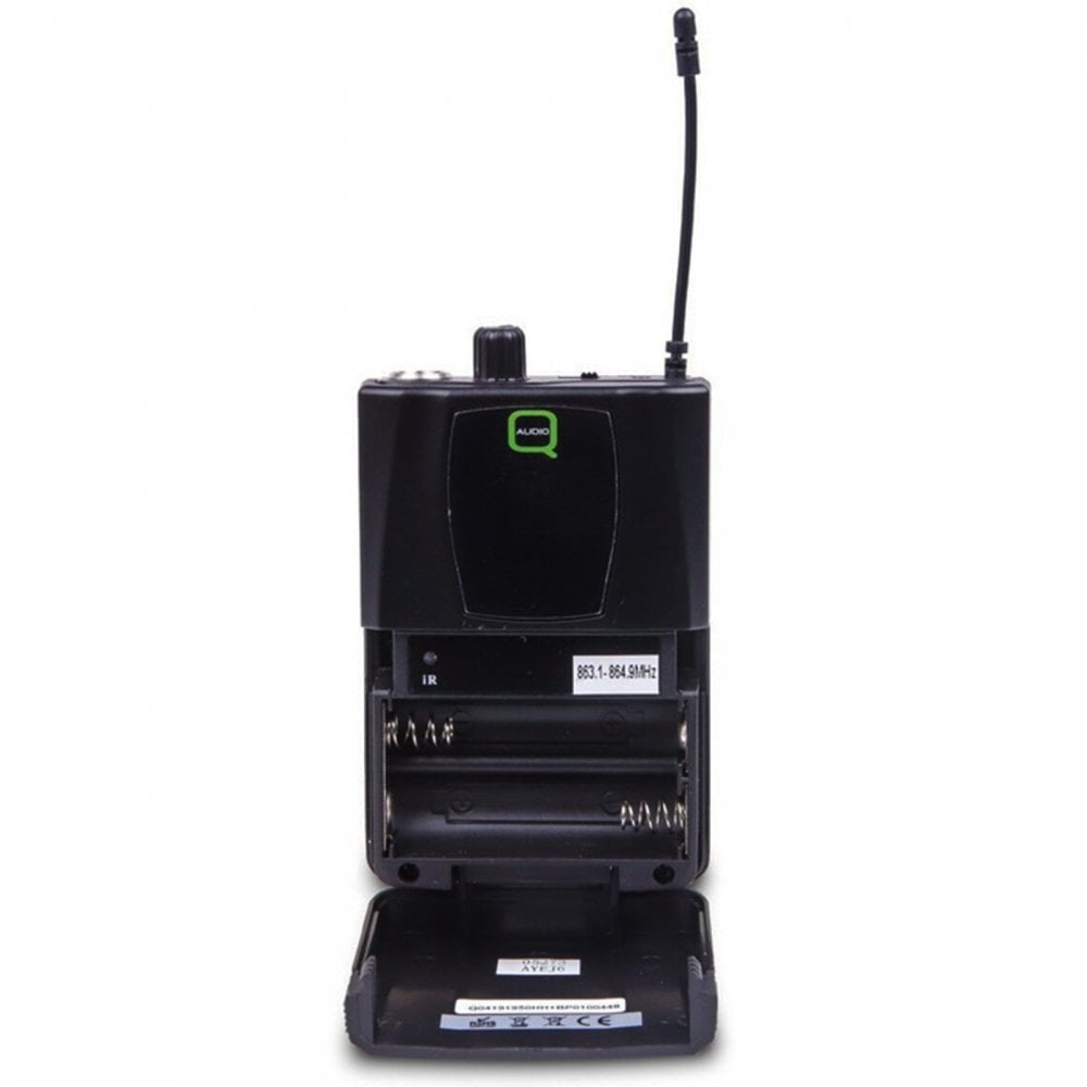 QWM1950 Handheld Body Pack Radio Mic System inc Headset Lapel