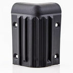 4 Small Black Plastic Heavy Duty Stacking Corners