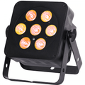Slimline RGBA 7 x 5W Quad LED Colour Black Housing