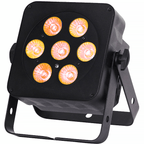 Slimline RGBA 7 x 5W Quad LED Colour Black Housing