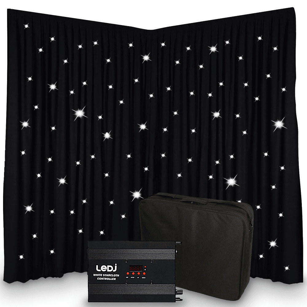 DMX 8 x 4.5m LED Starcloth System CW MKII