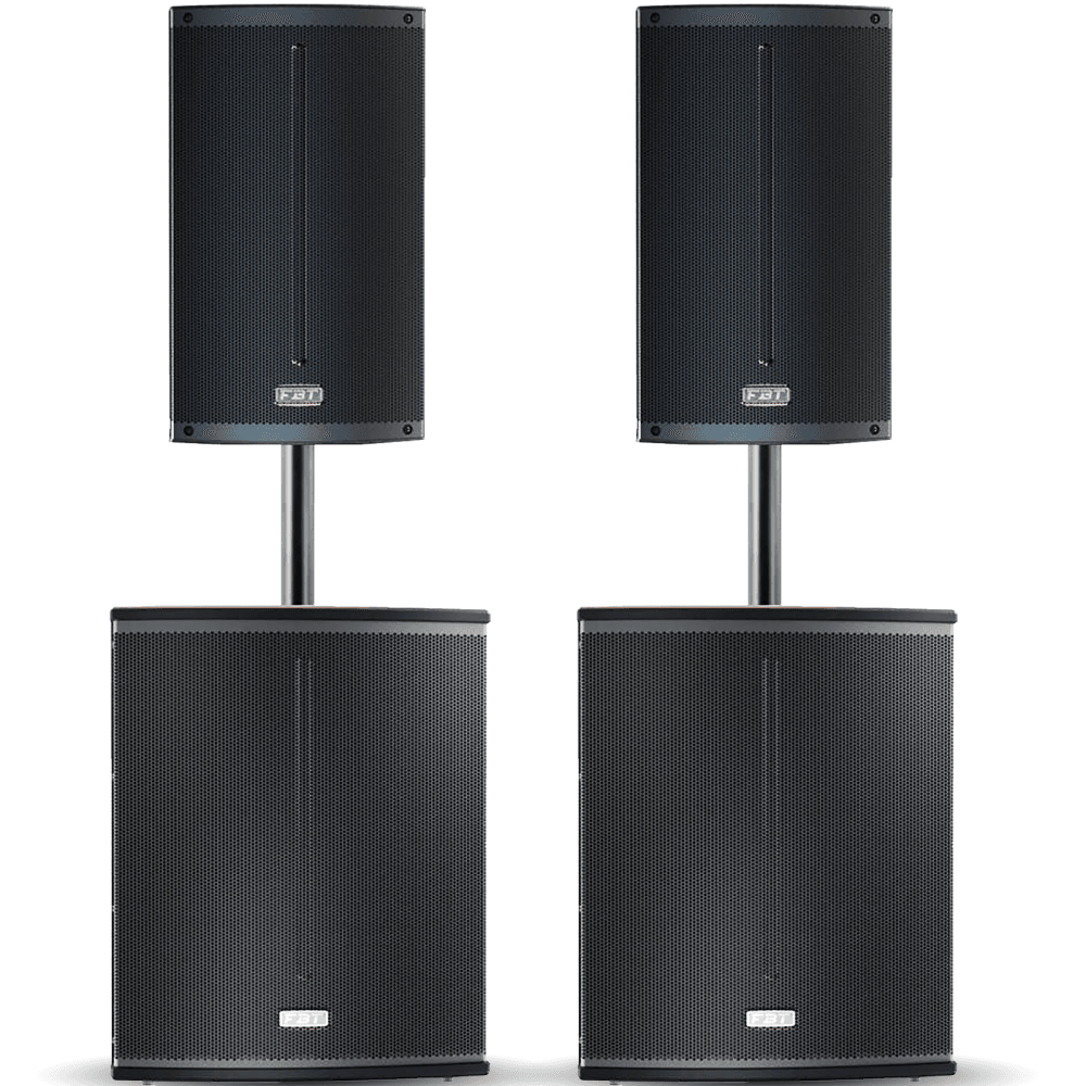 X-LITE-SUB Package 12" & 15" 5400w Active Speaker System