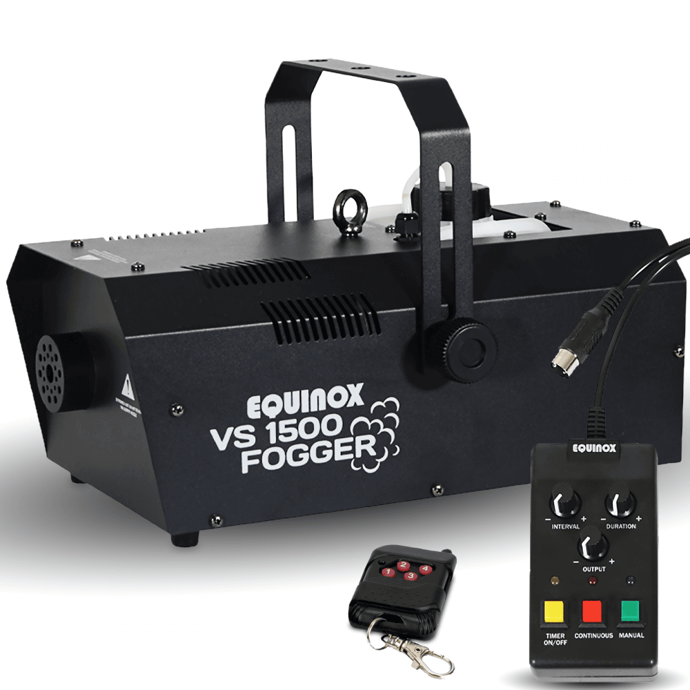 VS 1500 Fogger Smoke Machine Timer and Wireless Remote