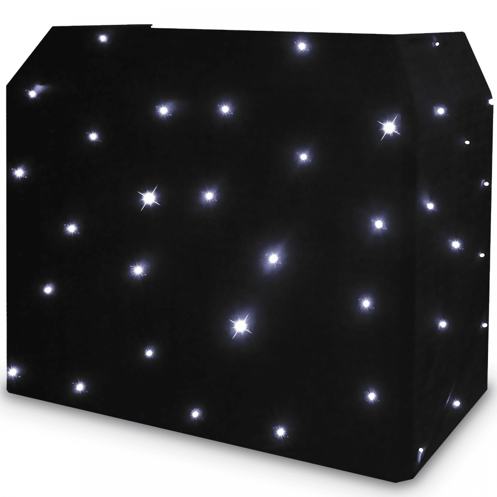 DJ Booth Warm White LED Starcloth System