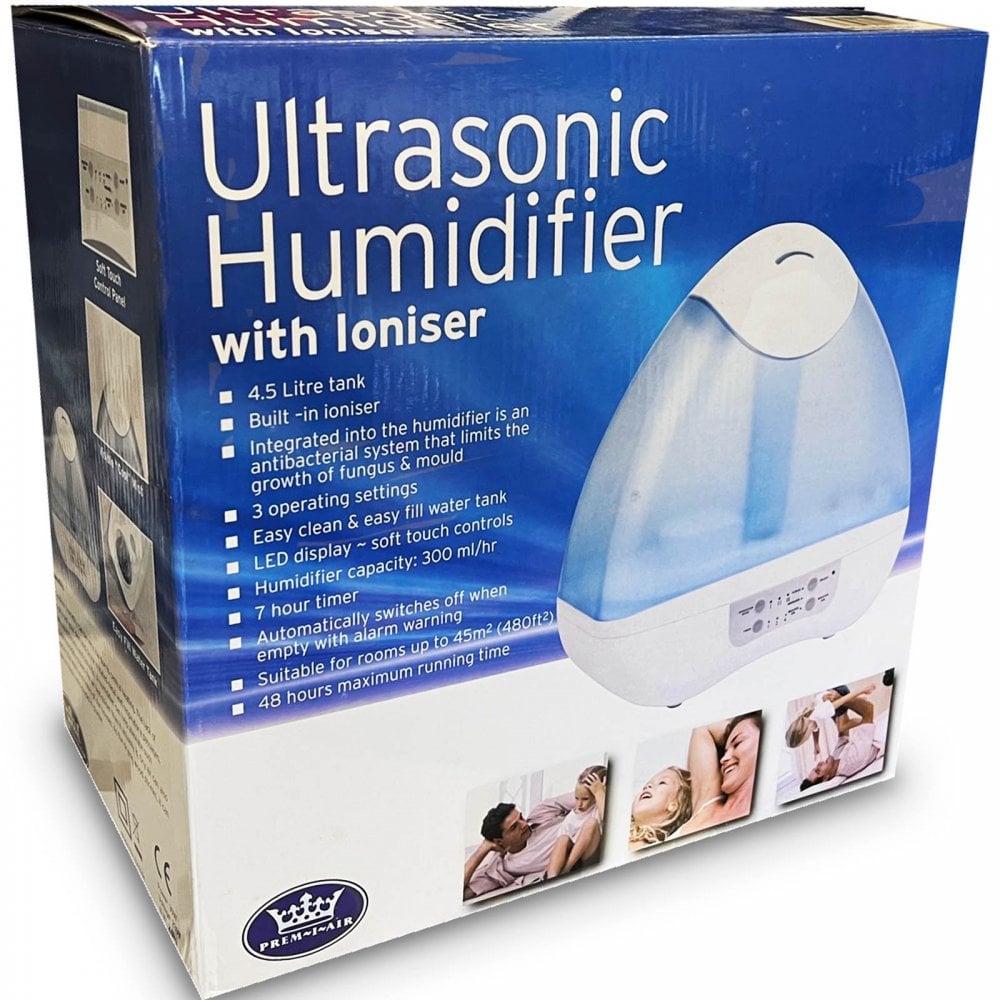 Portable 4.5L Ultrasonic Humidifier Air Purifier