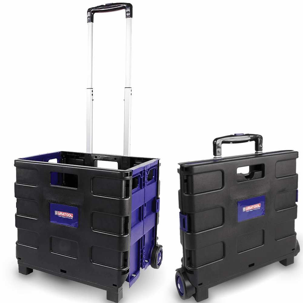 Foldable Storage Truck Basket Heavy Duty 20KG Folding Trolley