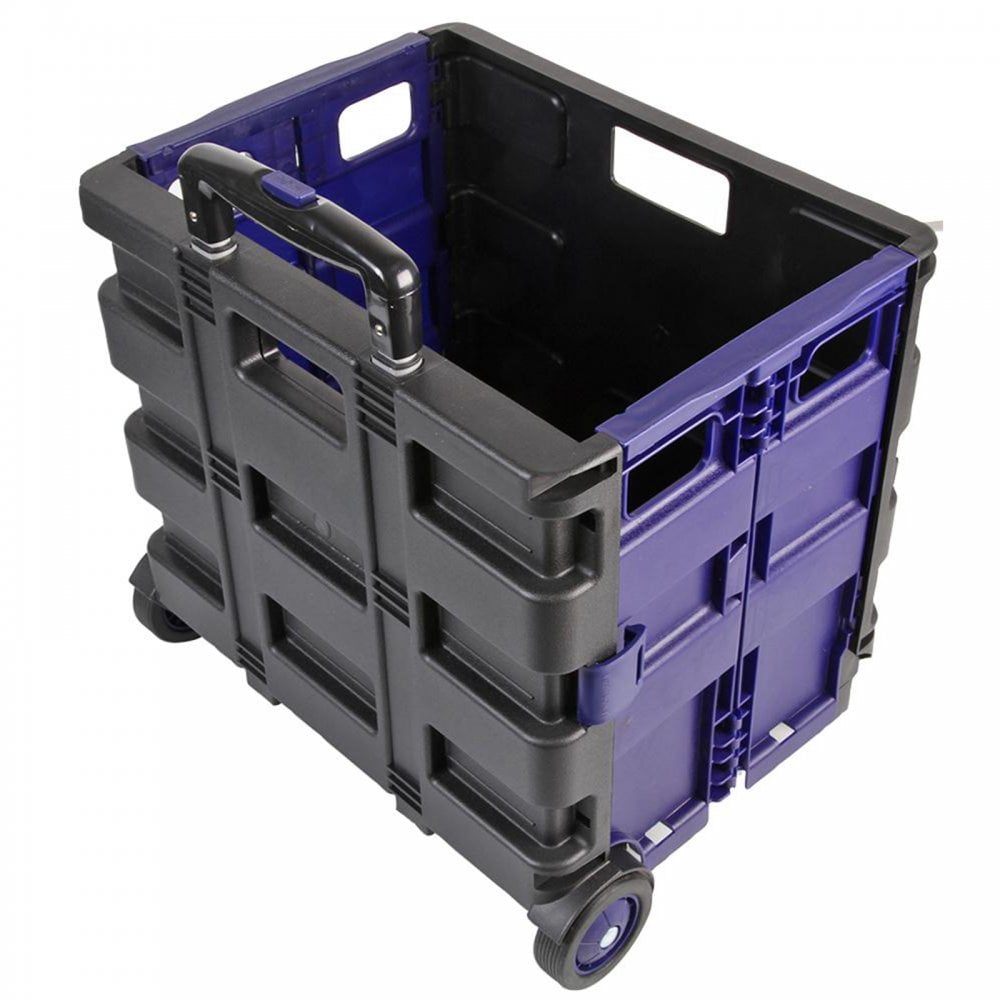Foldable Storage Truck Basket Heavy Duty 20KG Folding Trolley