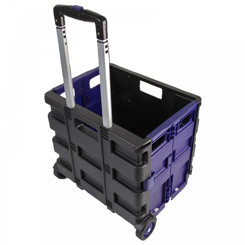 Foldable Storage Truck Basket Heavy Duty 20KG Folding Trolley