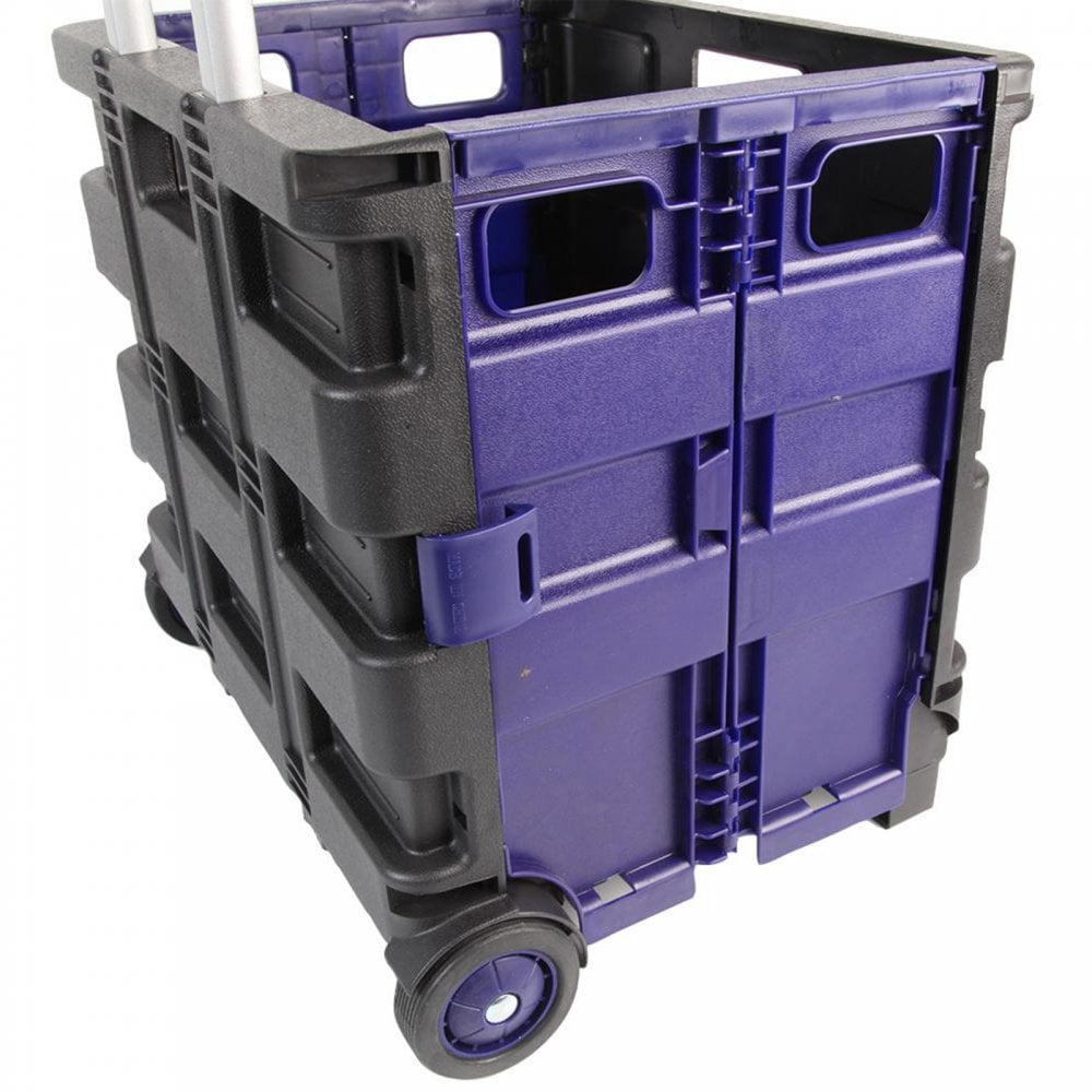 Foldable Storage Truck Basket Heavy Duty 20KG Folding Trolley