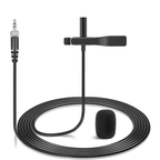 Omnidirectional Lapel Lavalier Microphone Tie Clip Screw Jack 3.5mm
