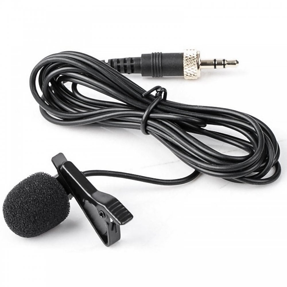 Omnidirectional Lapel Lavalier Microphone Tie Clip Screw Jack 3.5mm