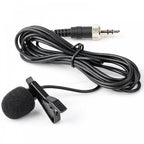 Omnidirectional Lapel Lavalier Microphone Tie Clip Screw Jack 3.5mm