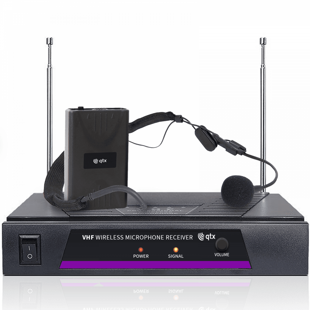 Headset Microphone VHF 174.5MHz Wireless System