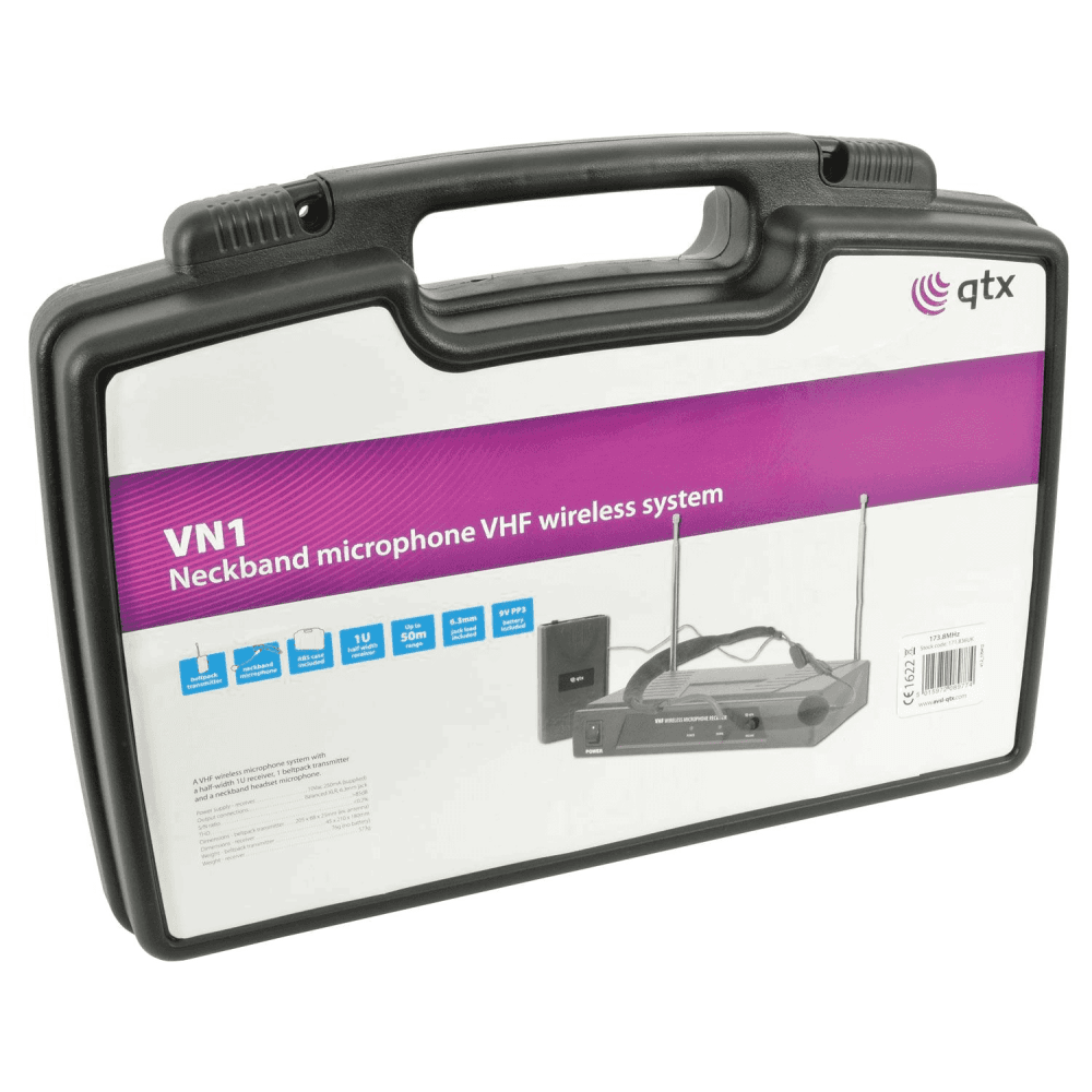 Headset Microphone VHF 174.5MHz Wireless System