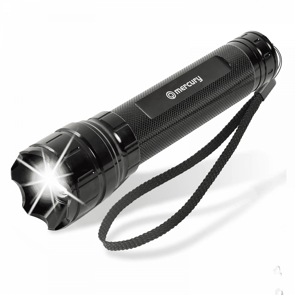 Powerful 10W ultra bright white LED Torch - Adjustable Beam