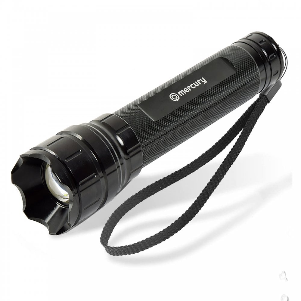 Powerful 10W ultra bright white LED Torch - Adjustable Beam