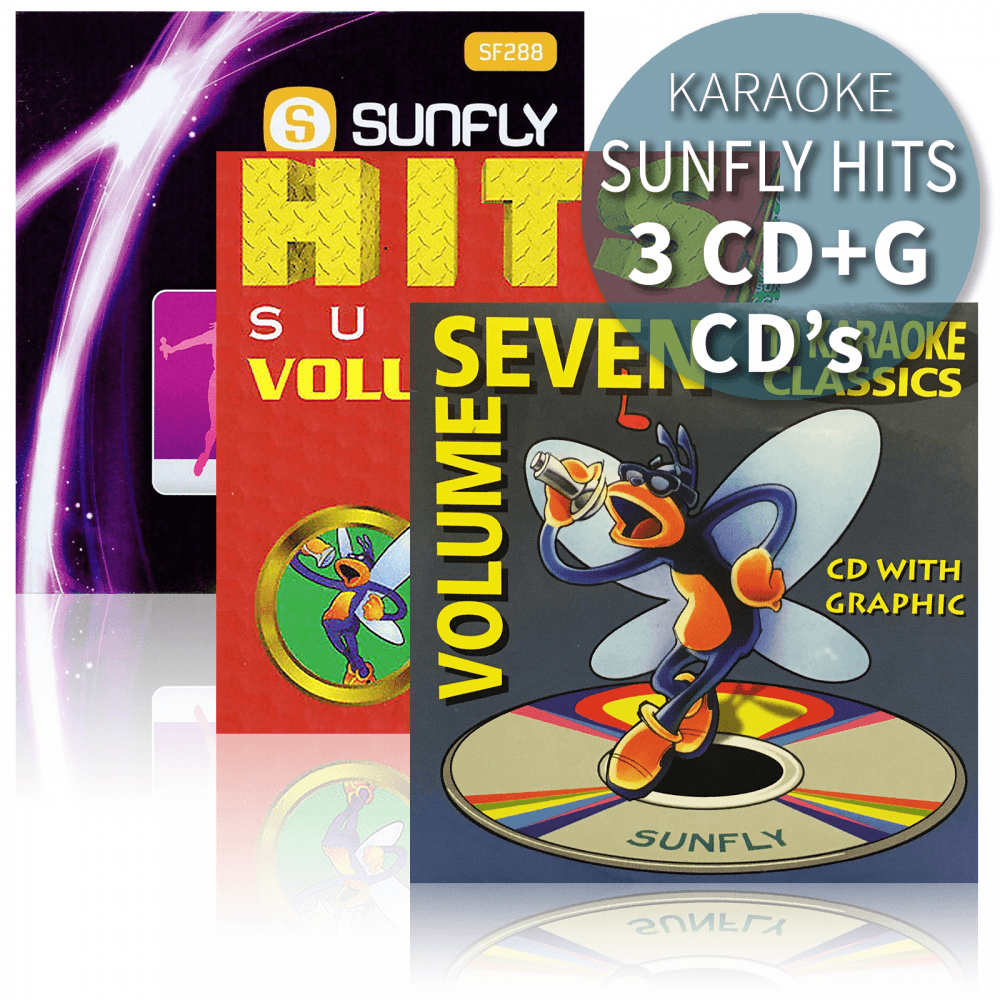 BIG Karaoke Hits of Sunfly Triple CD+G Decades 10