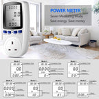 Programmable Energy Saving Power Meter - Calulates Running Costs