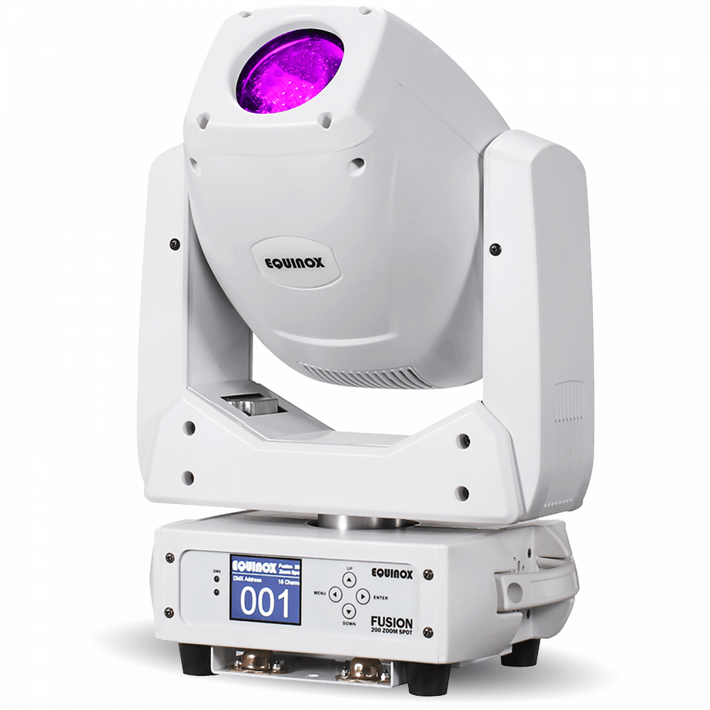 Fusion 200W LED Moving Head Prism Zoom Spot (White)