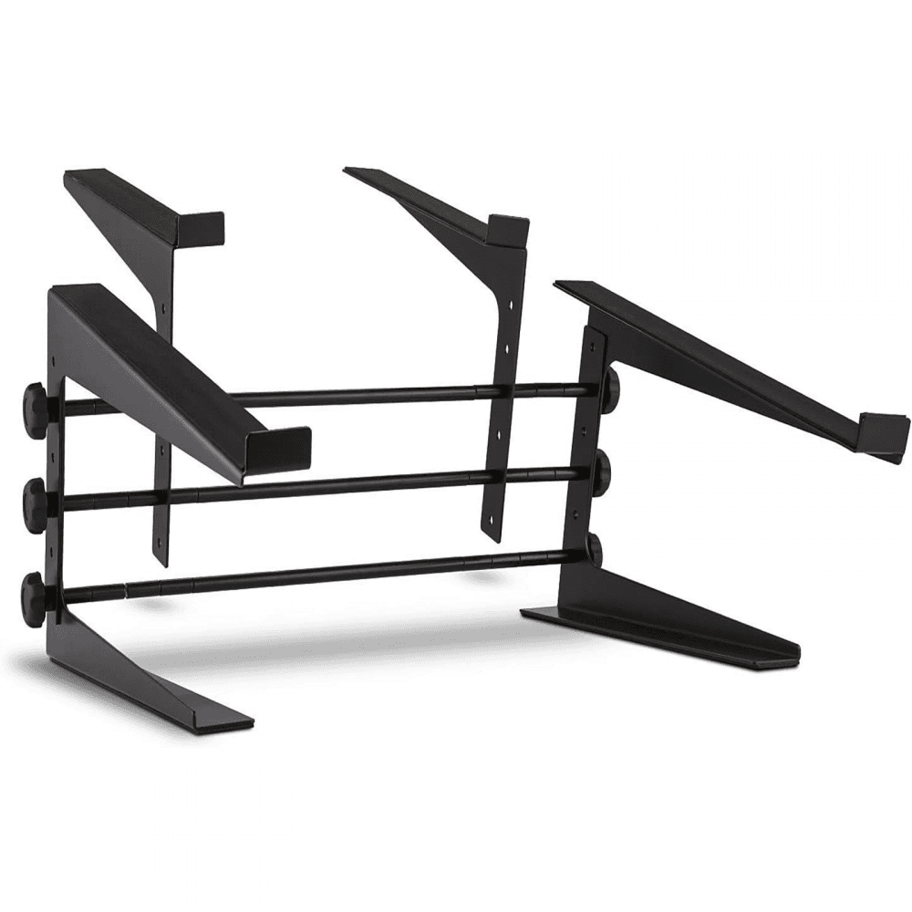 Dual DJ Laptop And Controller Stand