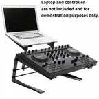 Dual DJ Laptop And Controller Stand
