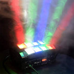 Onyx Compact 8 x 3w RGBW Sweeping Beam Lighting Effect Disco FX Package