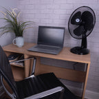 12" 30cm Desk Fan 3 Speed Settings Black