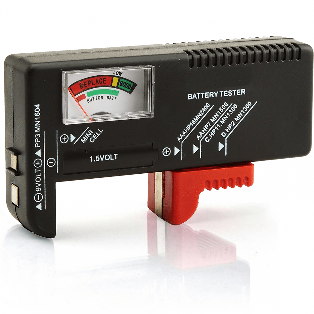 Universal Analogue Battery Tester All 1.5 & 9V batteries