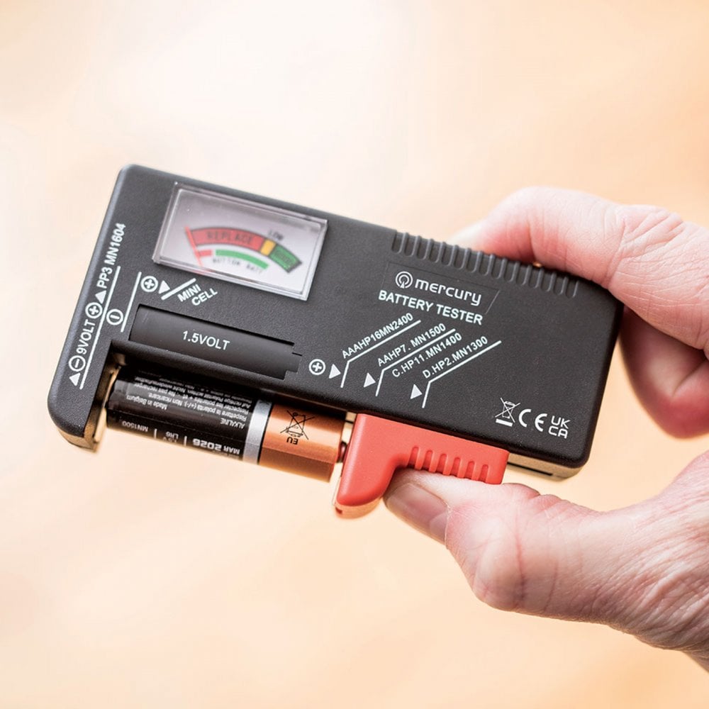 Universal Analogue Battery Tester All 1.5 & 9V batteries