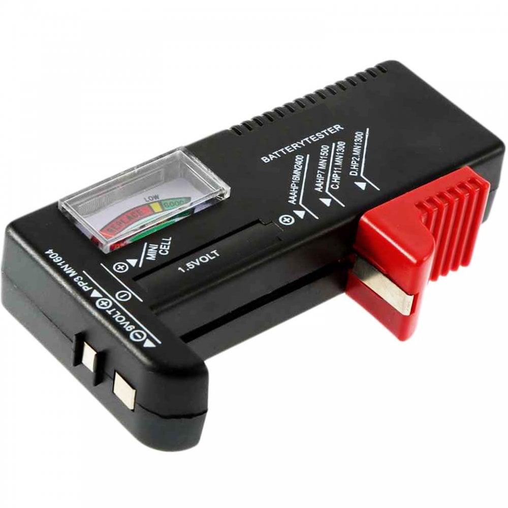 Universal Analogue Battery Tester All 1.5 & 9V batteries