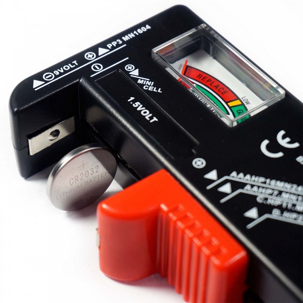 Universal Analogue Battery Tester All 1.5 & 9V batteries