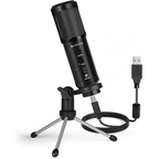 USB Podcast Electret Condenser Desk Top Microphone