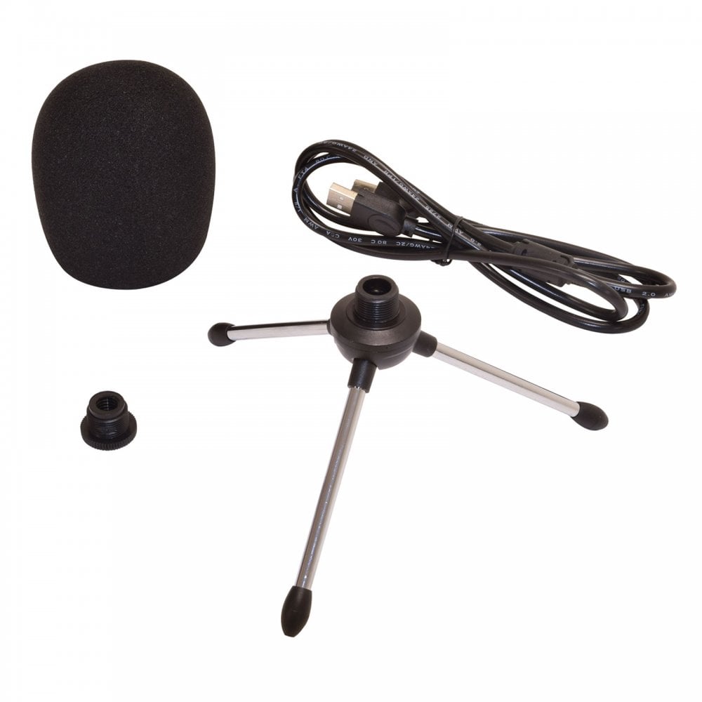 USB Podcast Electret Condenser Desk Top Microphone