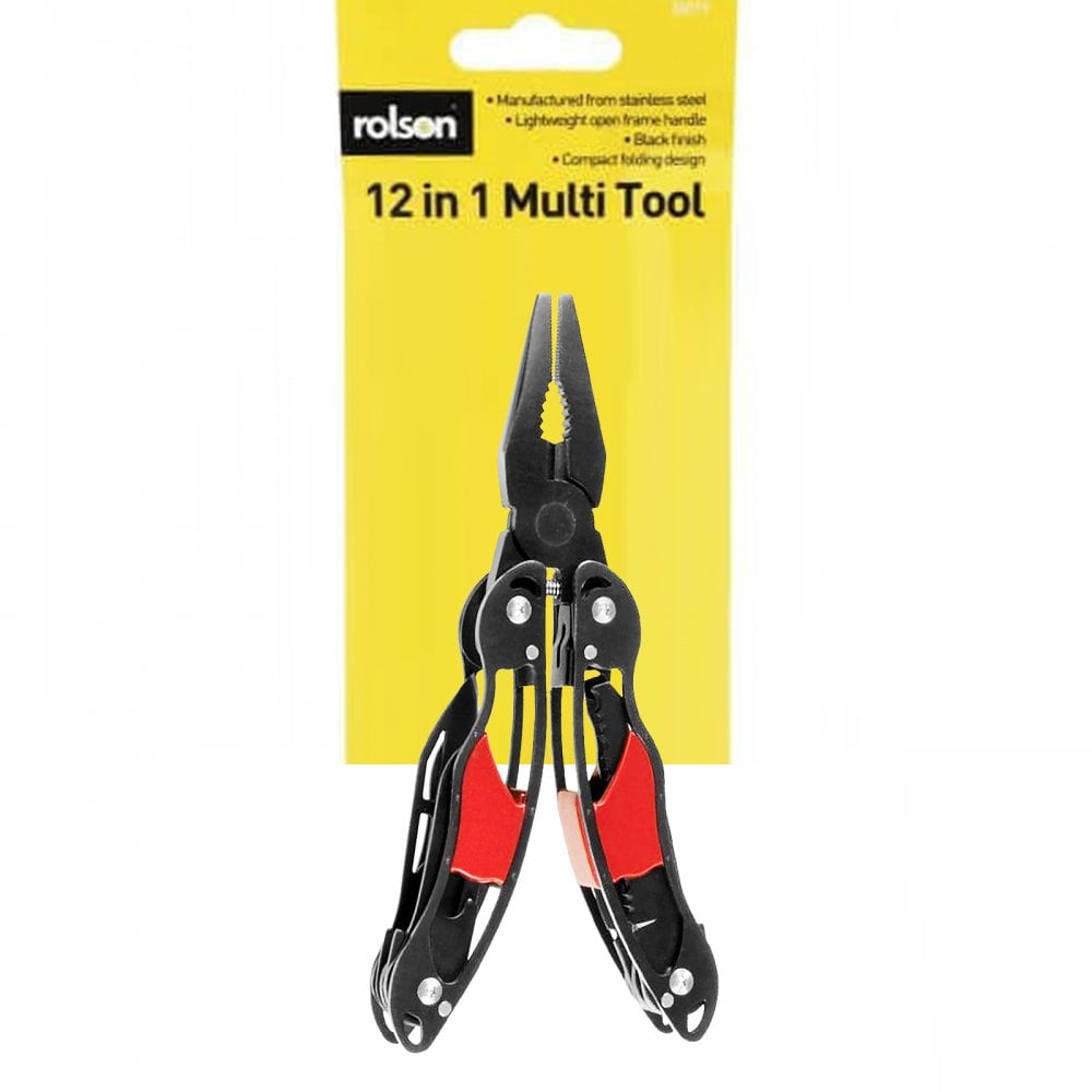 12 in 1 Multi Tool Set inc Saw, Screwdriver, Pliers & Knife