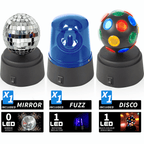 Pack of 3 Mini Party Light Kids Disco Set