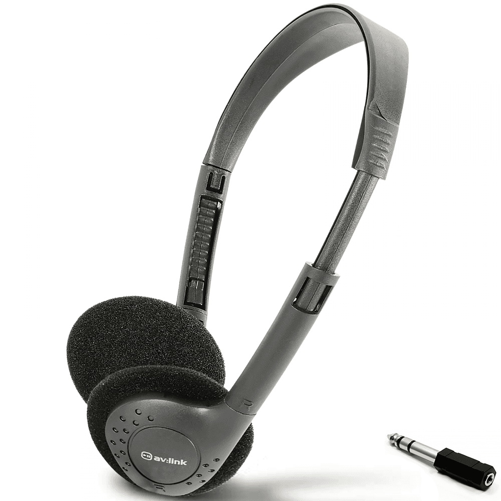 Comfort Lightweight Stereo Headphones with Jack Adaptor