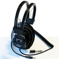 Mono Stereo Black Retro Studio Stereo Headphones