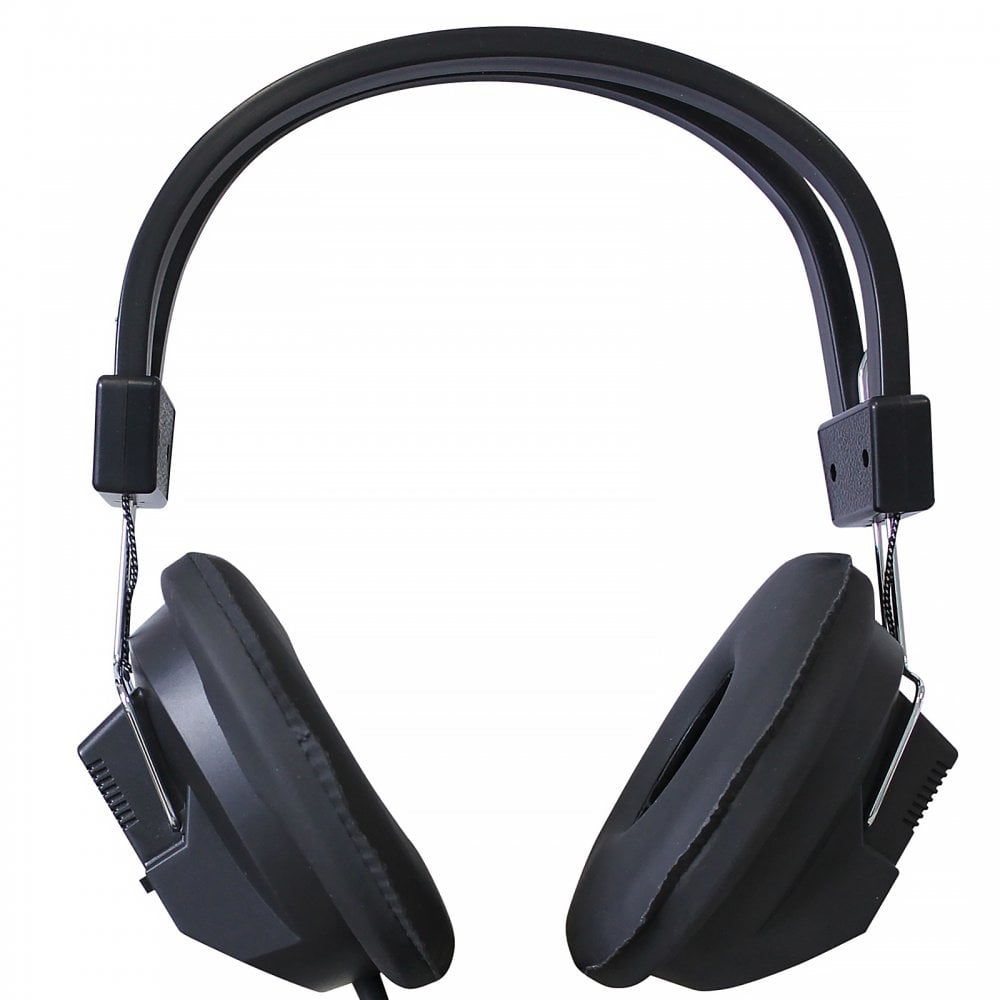 Mono Stereo Black Retro Studio Stereo Headphones
