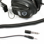 Mono Stereo Black Retro Studio Stereo Headphones