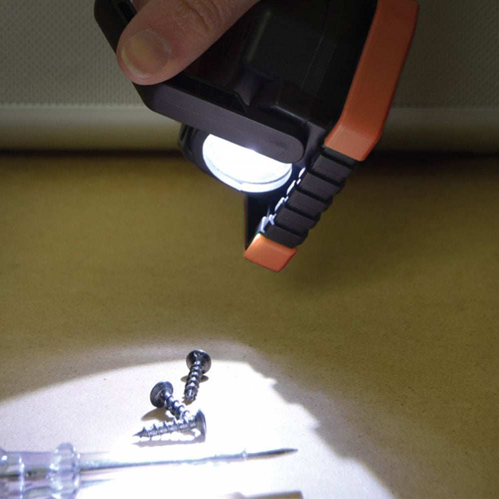 Pair of Compact COB LED Work Light and Torch Adjustable