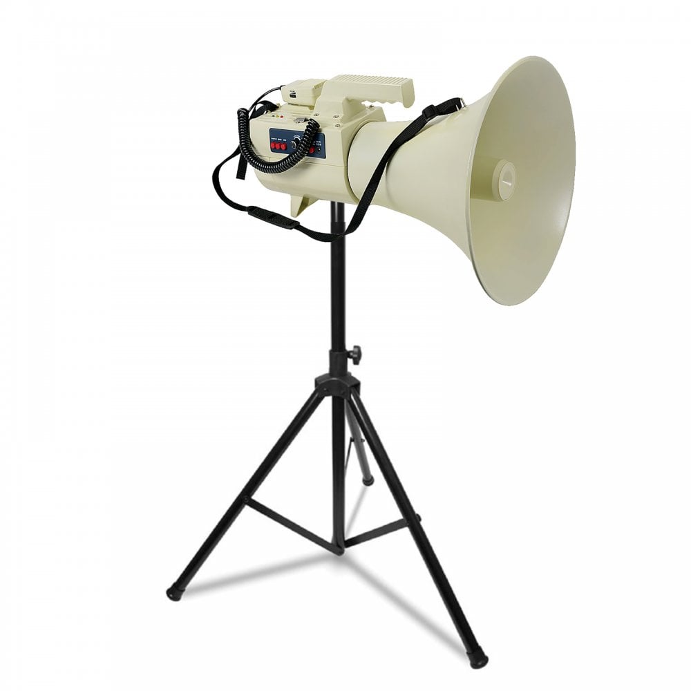 50W Heavy Duty Stand Mountable Megaphone Public Address