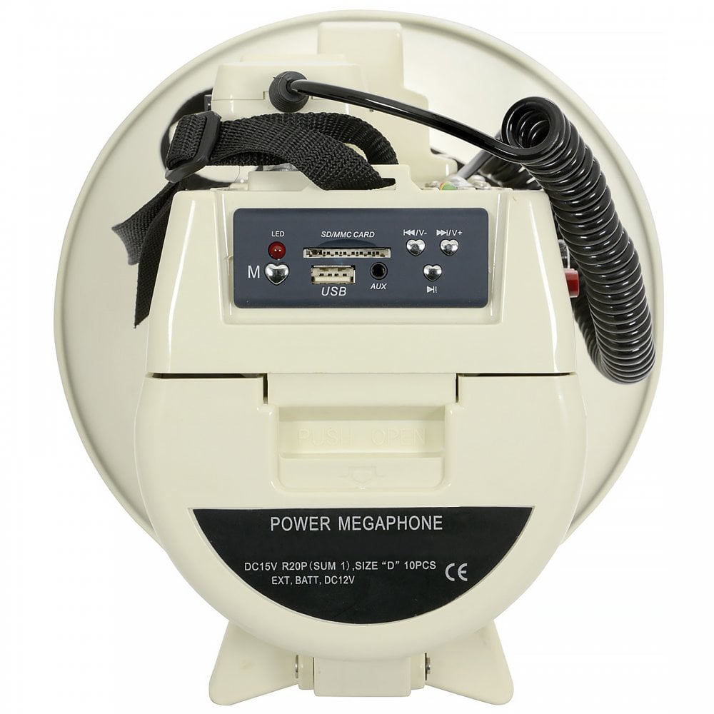 50W Heavy Duty Stand Mountable Megaphone Public Address